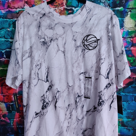 Nike Other - NWT Nike Marble All Over Print Graphic Tee